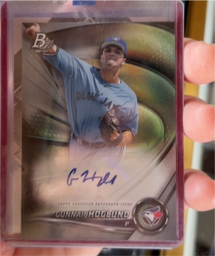2022 Bowman Platinum #TOP-45 Gunnar Hoglund — front