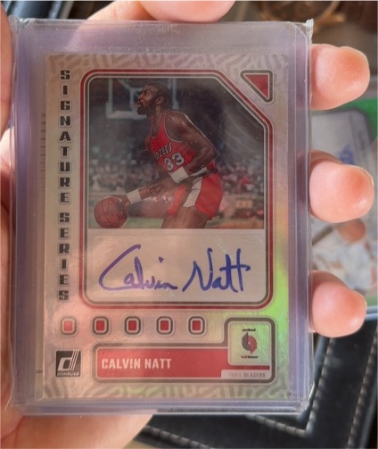 1991 Donruss Signature Series #SS-33 Calvin Natt — front