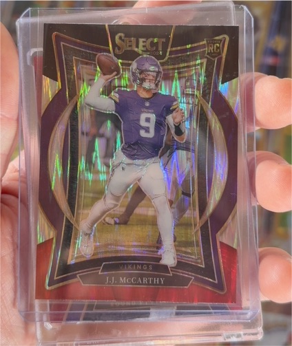 2024 Panini Select Concourse #24 J.J. McCarthy — front