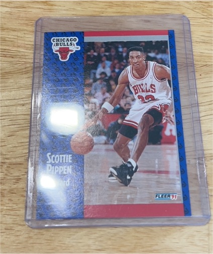 1991 Fleer #33 Scottie Pippen — front