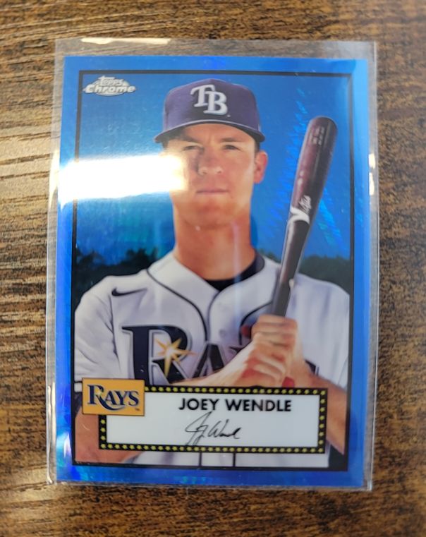 2021 Topps Chrome Platinum Anniversary #415 Joey Wendle — front