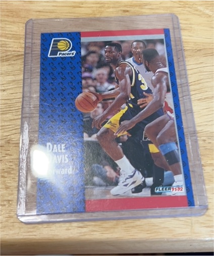 1991-92 Fleer #293 Dale Davis Rookie — front