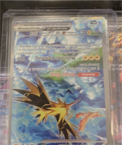 2023 Pokemon 151 Zapdos ex #202 Scarlet & Violet Special Illustration Rare — front