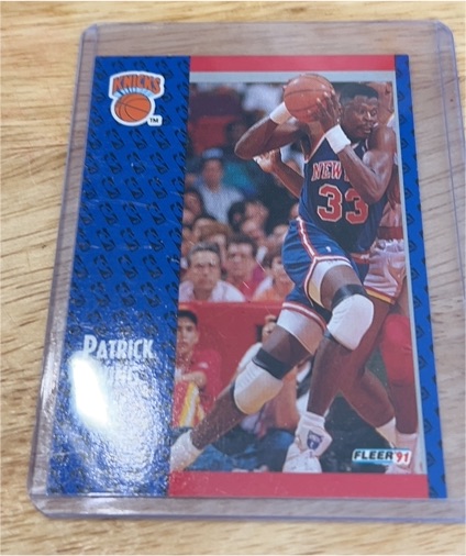 1991-92 Fleer #136 Patrick Ewing — front
