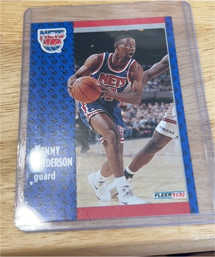 1991-92 Fleer #322 Kenny Anderson — front
