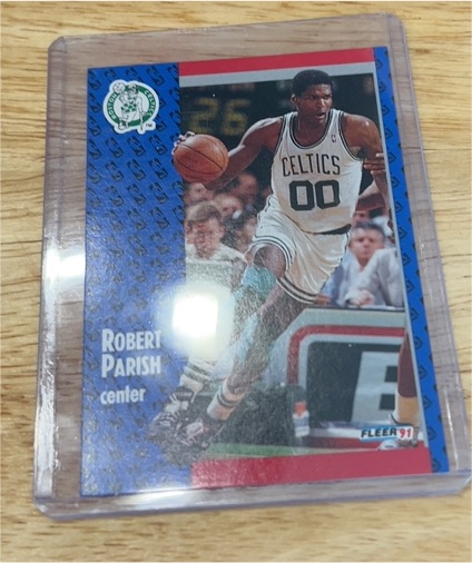 1991-92 Fleer #14 Robert Parish — front