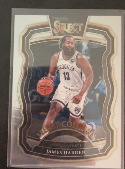 2020-21 Panini Select #8 James Harden Select Company — front