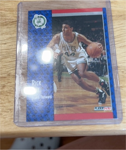 1991-92 Fleer #248 Rick Fox Boston Celtics Rookie RC — front