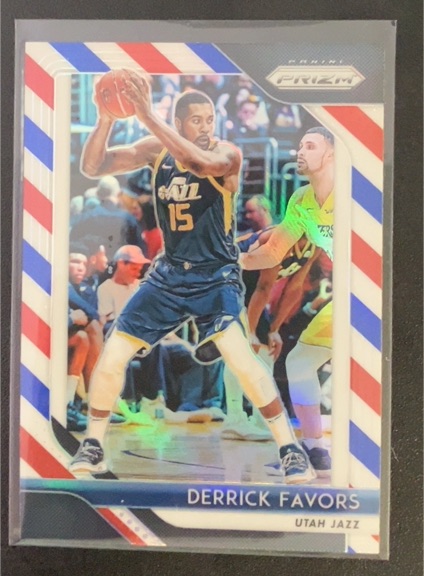 2018-19 Panini Prizm #173 Derrick Favors — front
