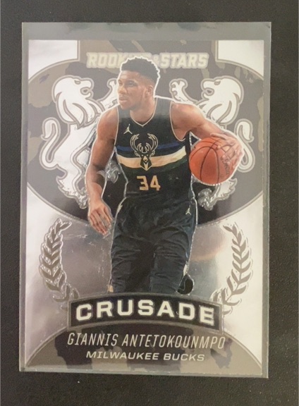 2020-21 Panini Chronicles Rookies & Stars Crusade #537 Giannis Antetokounmpo — front
