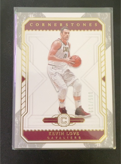 2018-19 Panini Cornerstones #0 Kevin Love — front