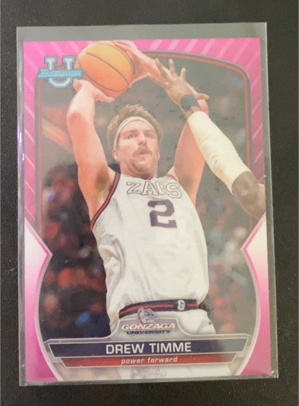2022-23 Bowman Chrome University #61 Drew Timme — front