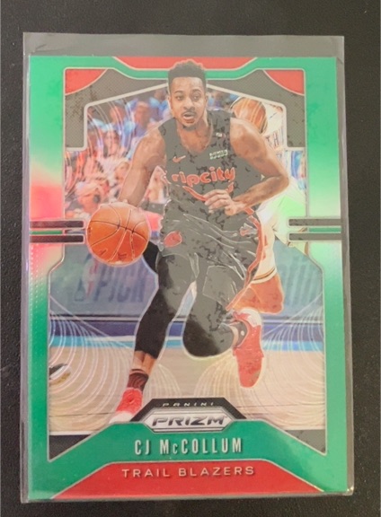 2019-20 Panini Prizm #113 CJ McCollum — front