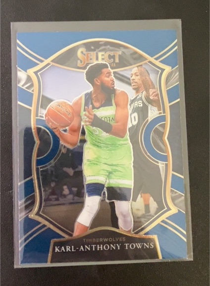 2020-21 Panini Select #36 Karl-Anthony Towns — front