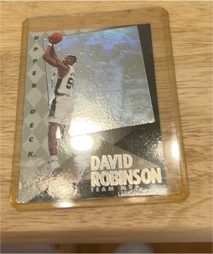 1993 Upper Deck #24 David Robinson — front
