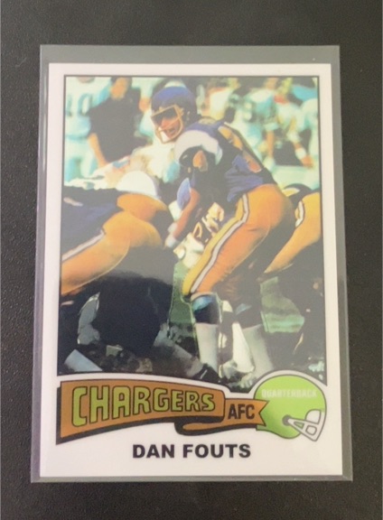 1975 Topps #367 Dan Fouts — front