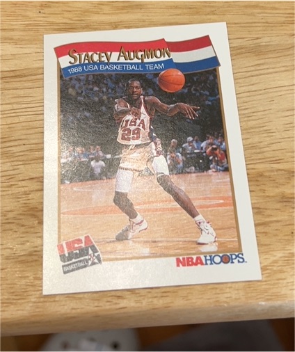 1991 NBA Hoops Stacey Augmon 1988 USA Basketball Team — front