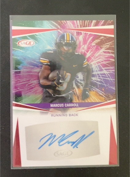 2025 Sage Hit Low Series #A-MC Marcus Carroll — front