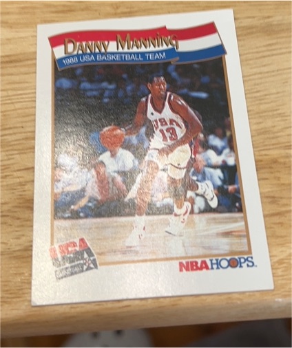 1991-92 NBA Hoops #571 Danny Manning — front