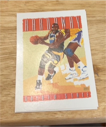 1991-92 NBA Hoops #511 Tim Hardaway — front