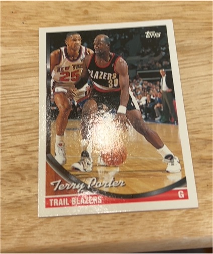 1993-94 Topps #31 Terry Porter — front