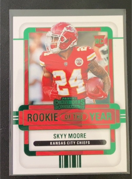 2022 Panini Contenders Rookie of the Year #ROY-SMO Skyy Moore — front
