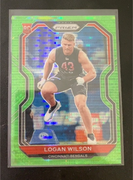 2020 Panini Prizm #309 Logan Wilson — front