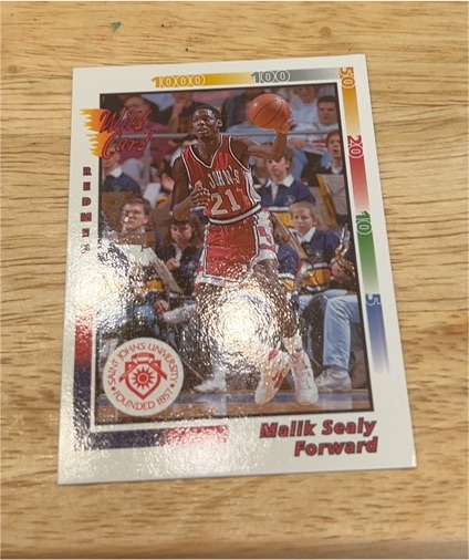 1991 Wild Card #P-6 Malik Sealy — front