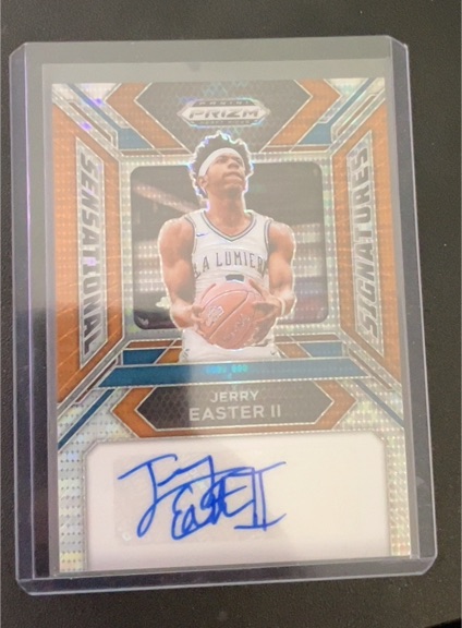 2024 Panini Prizm Draft Picks #SS-JES Jerry Easter II Sensational Signatures — front