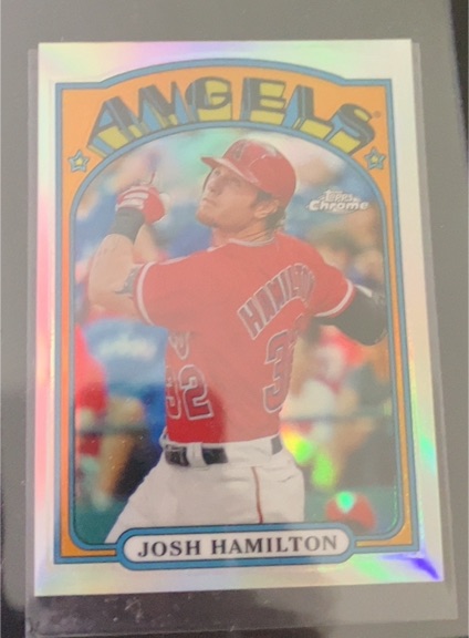 2013 Topps Chrome 1972 Topps Chrome #72C-JH Josh Hamilton — front