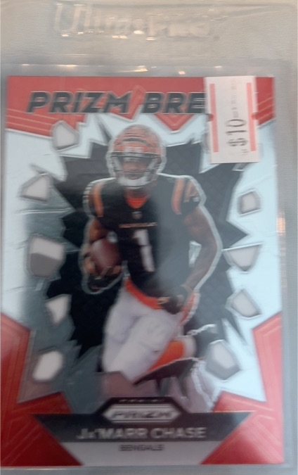 2023 Panini Prizm #PB-10 Ja'Marr Chase Prizm Break — front