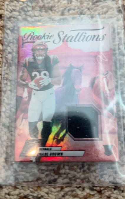 2023 Panini Zenith Rookie Stallions #RS-CBN Chase Brown — front
