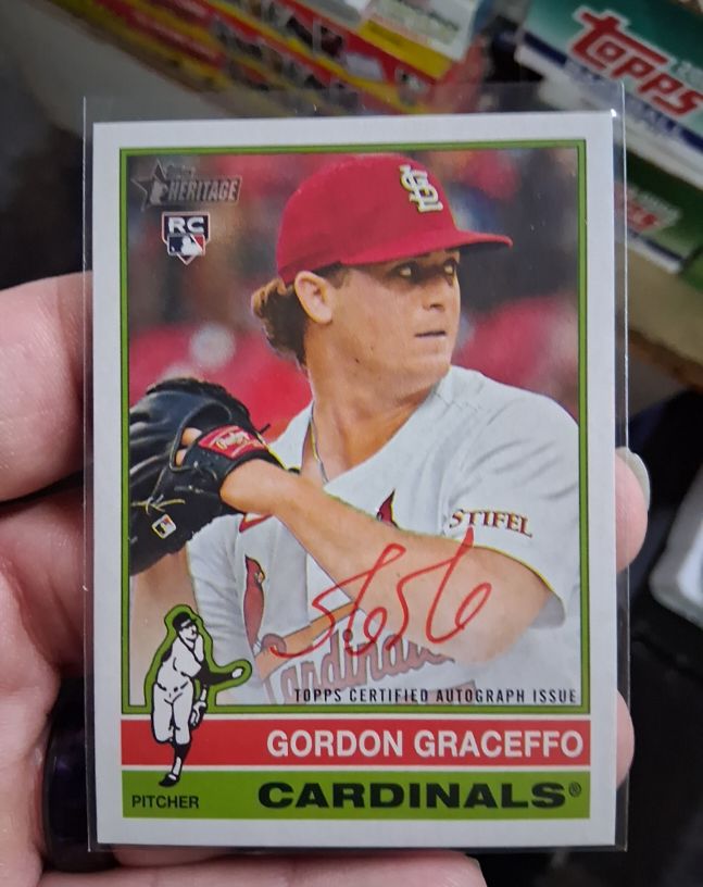 2025 Topps Heritage Real One Autograph #ROA-GG Gordon Graceffo — front