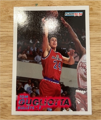 1993-94 Fleer #217 Tom Gugliotta — front