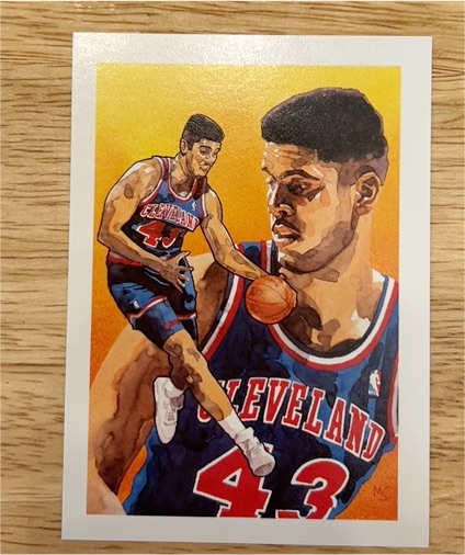 1991-92 Hoops #507 Brad Daugherty Cleveland Cavaliers — front