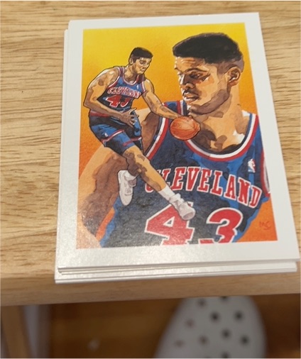 1991 NBA Hoops #507 Brad Daugherty — front
