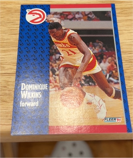 1991-92 Fleer #6 Dominique Wilkins — front