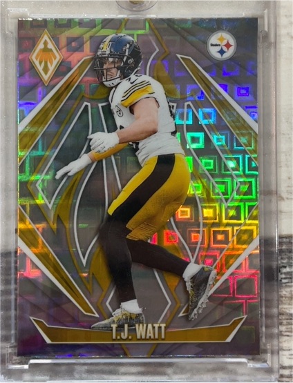 2024 Panini Phoenix #130 T.J. Watt Pittsburgh Steelers — front