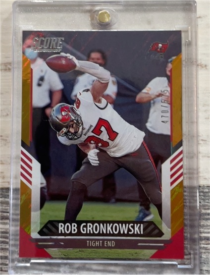 2021 Panini Score #16 Rob Gronkowski — front