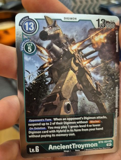 2021 Digimon Card Game BT6-054 AncientTroymon — front