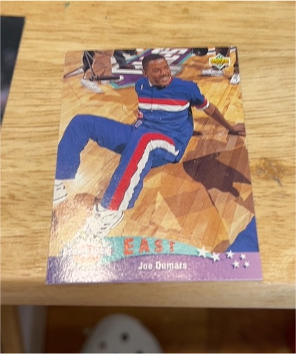 1992-93 Upper Deck #428 Joe Dumars Detroit Pistons — front