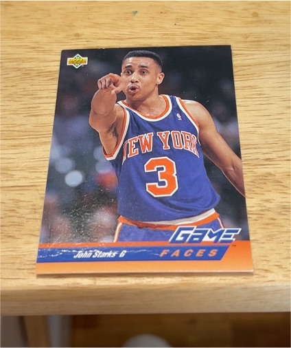 1992-93 Upper Deck #492 John Starks — front