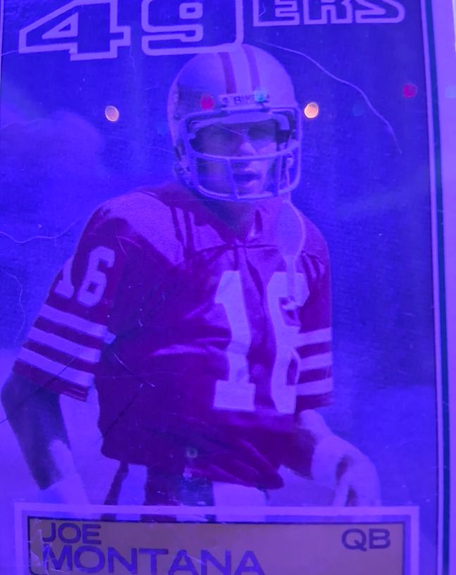 1985 Topps #16 Joe Montana — front