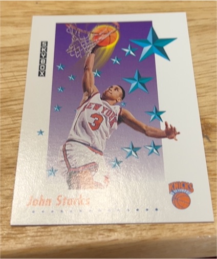 1991-92 SkyBox #503 John Starks — front