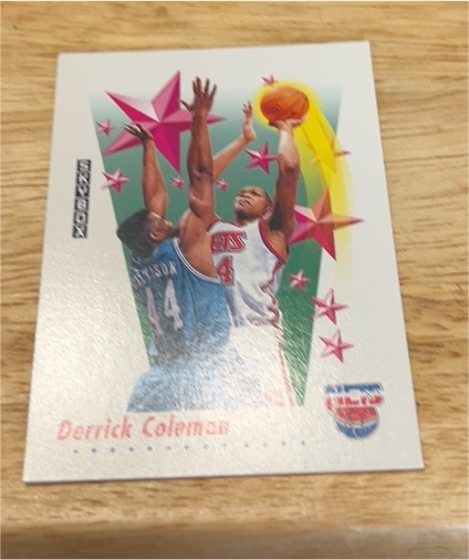 1991-92 SkyBox #502 Derrick Coleman New Jersey Nets — front