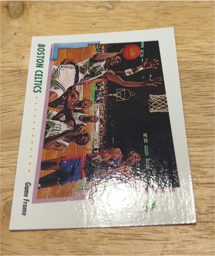 1991-92 SkyBox #406 Boston Celtics — front