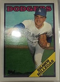 1988 Topps #455 Shawn Hillegas — front
