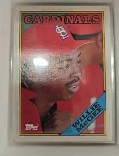 1988 Topps #160 Willie McGee — front