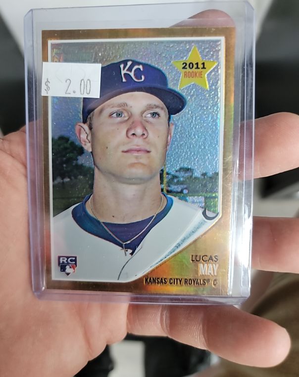 2011 Topps Heritage Chrome #C99 Lucas May — front