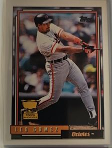 1992 Topps #84 Leo Gomez — front